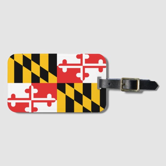 À Bagage Étiquette du drapeau du Maryland (Devant Horizontal)
