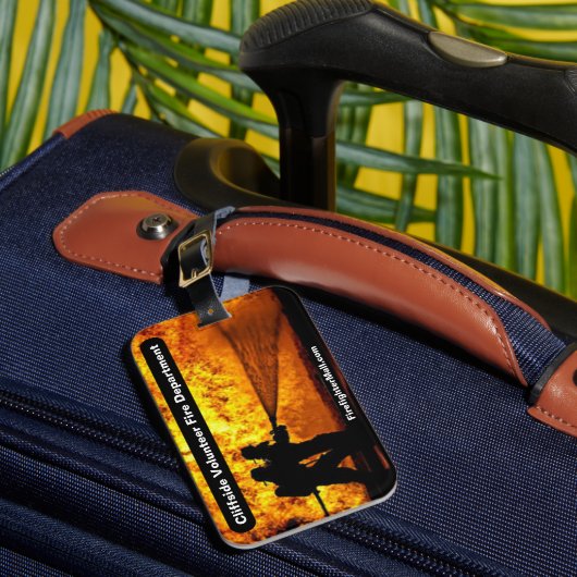 À Bagage Étiquette du service d'incendie volontaire de Clif (Insitu Rectoal 1)