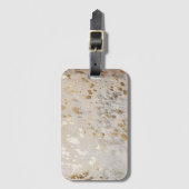 À Bagage Étiquette en or pour l'impression de bagages métal (Devant Vertical)