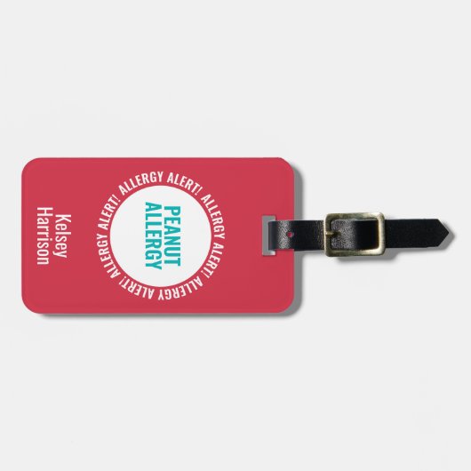 À Bagage Étiquette faite sur commande de sac de garde (Devant horizontal)