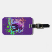 À Bagage Étiquette faite sur commande d'identification de (Devant horizontal)