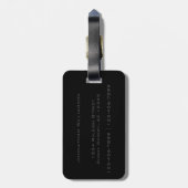 À Bagage Étiquette faite sur commande professionnelle de (Dos Vertical)