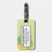 À Bagage Étiquette Freddy the Frog (Dos Vertical)