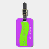 À Bagage Étiquette Gnarly de sac de vitesse d'équipe (Devant Vertical)