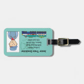 À Bagage Étiquette junior de sac de conducteur de train (Devant horizontal)