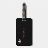 À Bagage Étiquette Miss America Light Rose Crown (Dos Vertical)