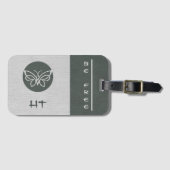 À Bagage Étiquette Monogramme Papillon Linge Regarder les b (Devant Horizontal)