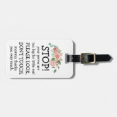 À Bagage Étiquette Neuf Ne Touchez Pas Siège Auto Poussette (Devant horizontal)