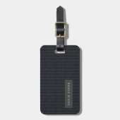 À Bagage Étiquette personnalisée de griffe Tweeter Regarder (Devant Vertical)