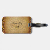 À Bagage Étiquette personnalisée de Jaguar (Dos horizontal)