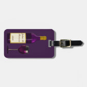 À BAGAGE ÉTIQUETTE PERSONNELLE DE NOM DE VOYAGE DE (Devant horizontal)