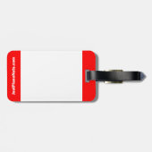 À Bagage Étiquette pilote d'équipage (PERSONNALISABLE) (Dos horizontal)