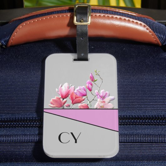 À Bagage Étiquette "Pink" monogramme classique pour bagages (Insitu Rectoal 2)