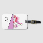 À Bagage Étiquette "Pink" monogramme classique pour bagages (Devant Horizontal)