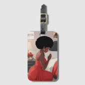 À Bagage Étiquette Prier Mère Acrylique (Devant Vertical)