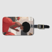 À Bagage Étiquette Prier Mère Acrylique (Devant Horizontal)