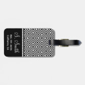 À Bagage Étiquette principale grecque décorée d'un (Dos horizontal)