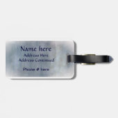 À Bagage Étiquette sûre de sac de voyage de St Christopher (Dos horizontal)