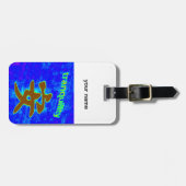 À Bagage étiquette symbole de tranquillité (Devant horizontal)