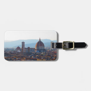 À Bagage Florence au coucher du soleil, Italie - étiquette