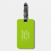 À Bagage Funny Apple Green Keep Calm étiquette bagages (Dos Vertical)