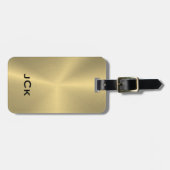 À Bagage G Design métallique Acier Inoxydable Étiquette des (Devant horizontal)