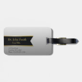 À Bagage Gold Professional Médicale Caduceus - étiquette de (Dos horizontal)