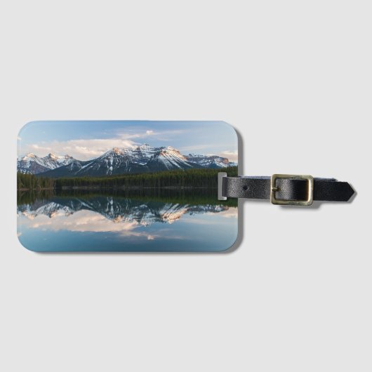 À Bagage Herbert Lake, Alberta, étiquette de sac Canada (Devant Horizontal)
