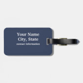 À Bagage Indicateur d'état de l'Alaska - étiquette de bagag (Dos horizontal)