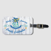 À Bagage La 50e étiquette de bagages de Tim & Sally (Devant Horizontal)