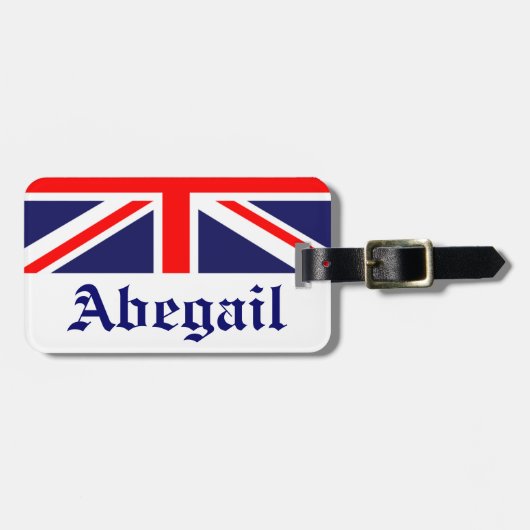 À Bagage La GRANDE-BRETAGNE - drapeau - étiquette (Devant horizontal)