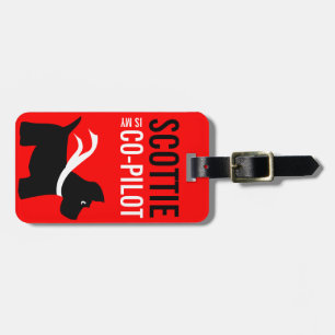 À Bagage Le Scottie est mon étiquette de voyage de