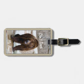 À Bagage L'ours gris ne touchent pas mon étiquette de (Devant horizontal)