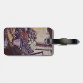 À Bagage Marché hongrois, étiquette bagages Budapest (Dos horizontal)