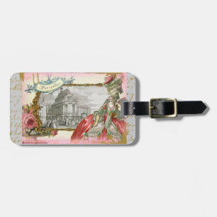 À Bagage Marie Antoinette et étiquette faite sur commande