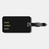 À Bagage Nashville, Tennessee - étiquette de sac (Dos horizontal)