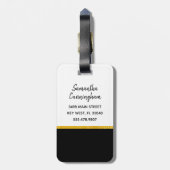 À Bagage Paris est toujours une bonne idée, étiquette de (Dos Vertical)