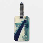 À Bagage Pont de Manhattan, étiquette faite sur commande de (Dos Vertical)