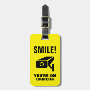 À Bagage Souriez que vous êtes sur la caméra, les étiquette