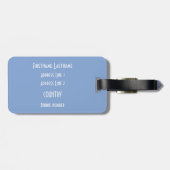 À Bagage Suivez votre étiquette faite sur commande de (Dos horizontal)