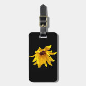 À Bagage Tête de marguerite jaune Helenium Étiquette de bag (Devant Vertical)
