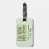 À Bagage Tous les autres doivent apporter une étiquette de (Dos Vertical)