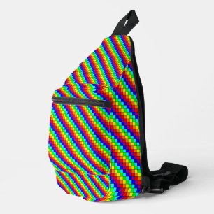 À Bandoulière Bandes Arc-en-Ciel - Sac Banane