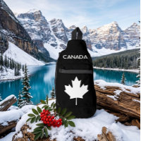 CANADA. Drapeau canadien. Sac banane patriotique