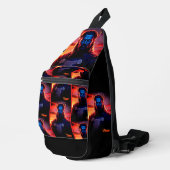 À Bandoulière Imprimer le sac de coupe (Coin droit)