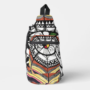 À Bandoulière Imprimer le sac de coupe