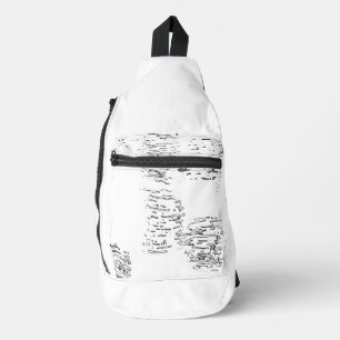 À Bandoulière Imprimer le sac de coupe