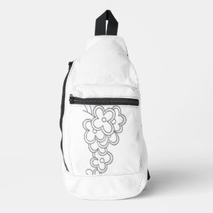 À Bandoulière Imprimer le sac de coupe