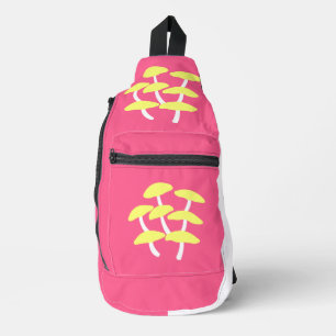 À Bandoulière Sac banane huître dorée