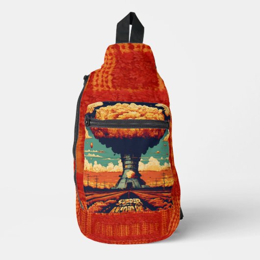 À Bandoulière Sac couleur rouge (Recto)